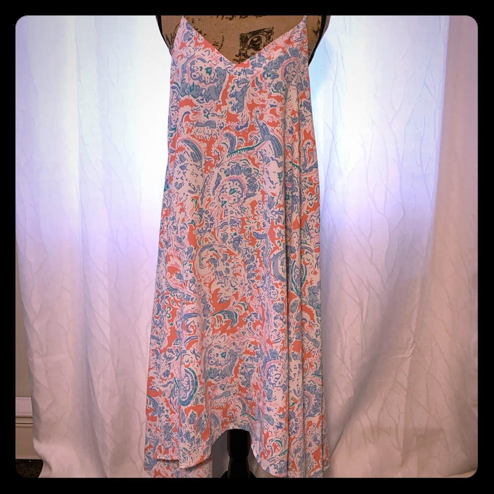 Summer spaghetti strap dress.